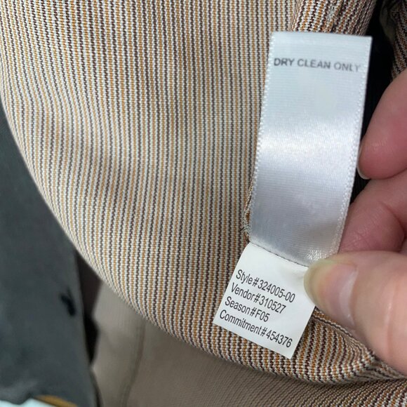 Banana Republic Men's Brown Linen Blend 2-Button Blazer Sports Coat Unstructured - Picture 15 of 16